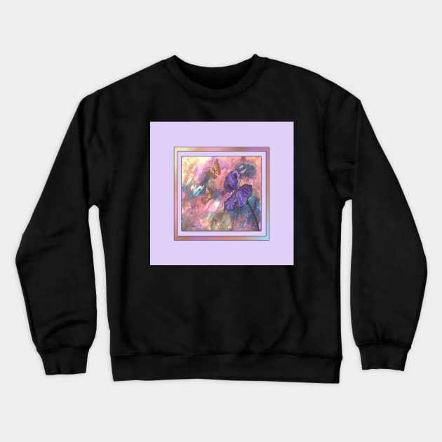 Pastel Monarchs Crewneck Sweatshirt by ArtByMark1